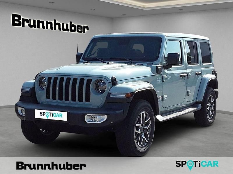 Grau Gebraucht 2023 Jeep Wrangler Unlimited Sahara SUV | 68.950 € (Fairer Preis) - Bild 1/4