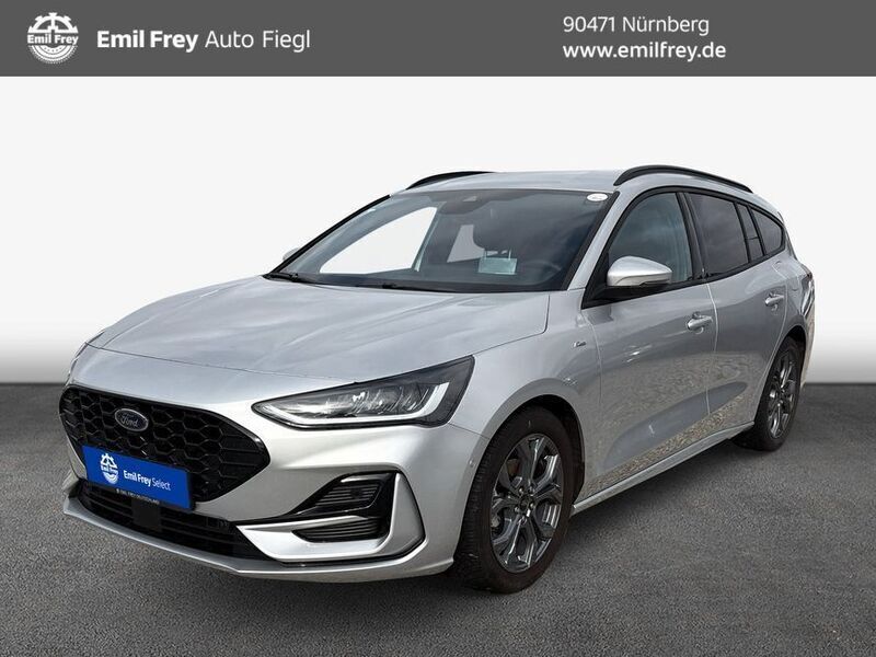 Moondust silber metallic Gebraucht 2023 Ford Focus ST-Line X Kombi | 20.890 € (Superpreis) - Bild 1/4