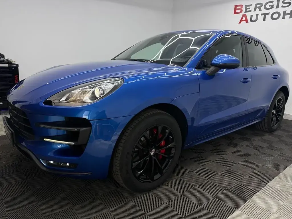 Gebraucht Porsche Macan Turbo Sport 400 PS (294 kW) 2015 Blau SUV