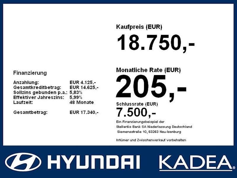 Gebraucht Hyundai i30 120 PS (88 kW) 2024 Atlas white / sol Limousine