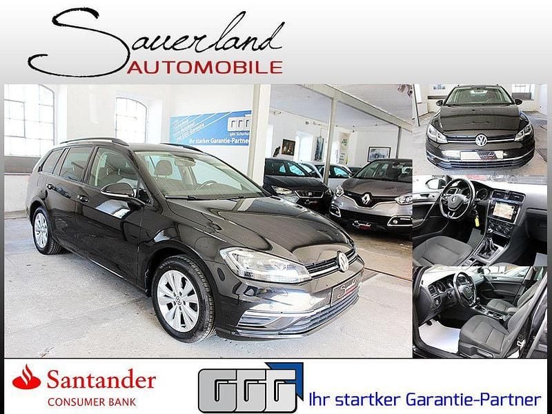 Gebraucht VW Golf VII 125 PS (91 kW) 2018 Schwarz Kombi