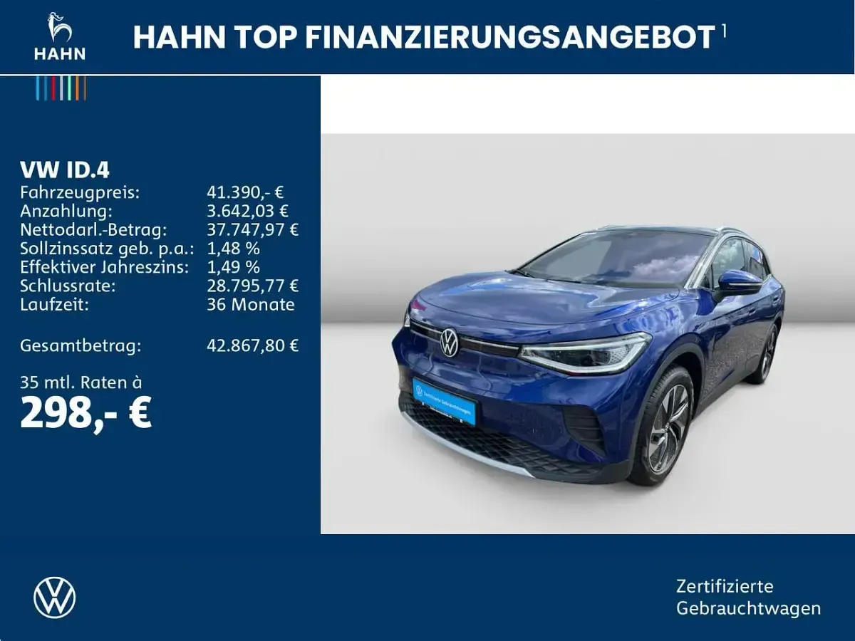 Usata VW ID.4 Pro 210 kW (286 CV) 2025 Blu SUV