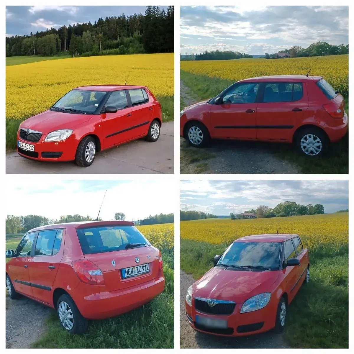 Gebraucht Skoda Fabia Cool Edition 60 PS (44 kW) 2010 Rot Limousine