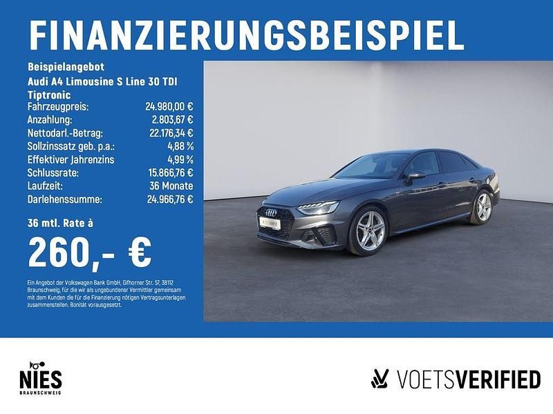 Gebraucht Audi A4 S-Line 136 PS (100 kW) 2022 Grau Limousine