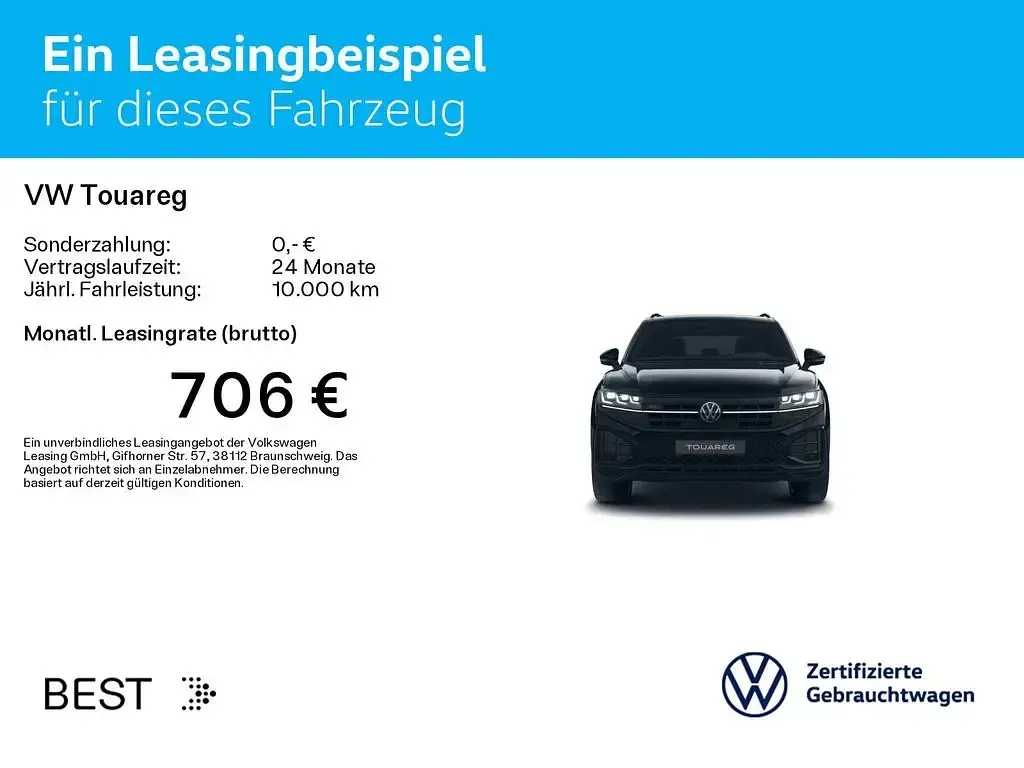 Gebraucht VW Touareg Style 286 PS (210 kW) 2025 Grenadillschwarz metallic SUV