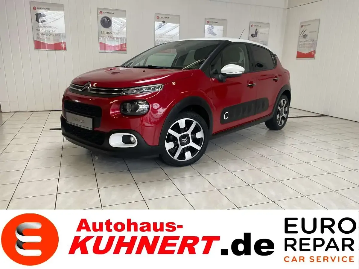 Usata Citroën C3 Shine 110 CV (80 kW) 2018 Rosso Utilitaria