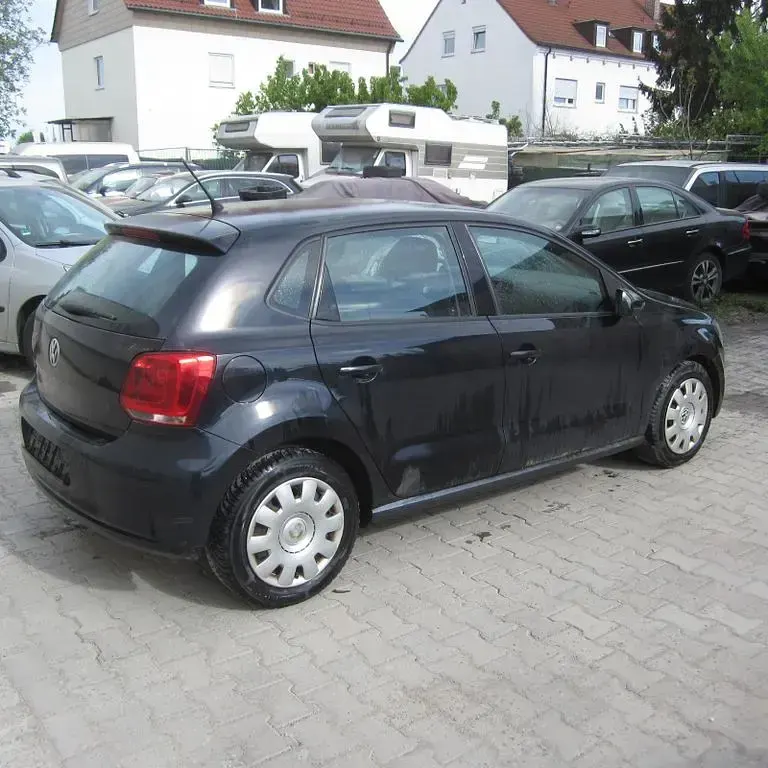 Gebraucht VW Polo Trendline 60 PS (44 kW) 2011 Schwarz Kleinwagen