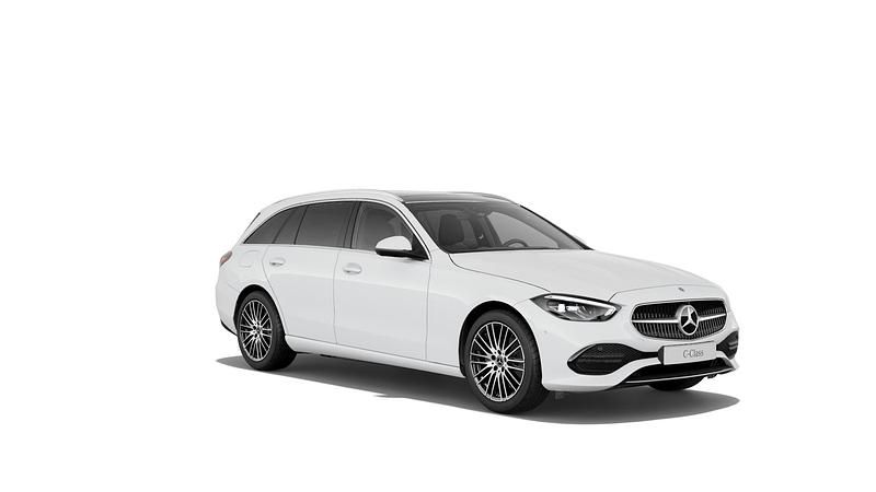 Polarweiß Neu 2025 Mercedes C200 Kombi | 62.261 € (Fairer Preis) - Bild 1/1