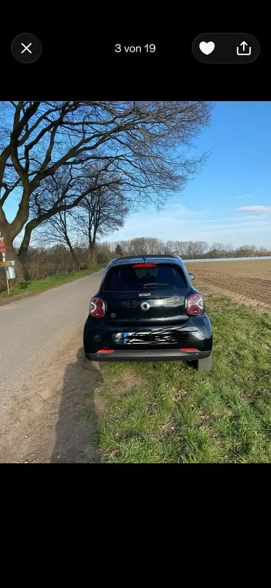 Gebraucht Smart ForFour Electric Drive 60 kW (82 PS) 2021 Schwarz Cabrio