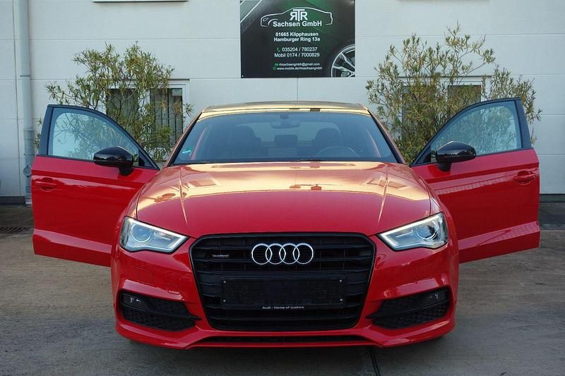 Rot Gebraucht 2016 Audi A3 S-line plus Limousine | 17.900 € (Superpreis) - Bild 1/4