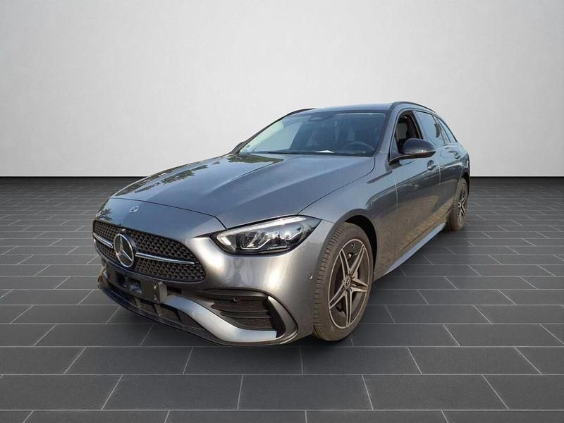 Grau (metallic) Gebraucht 2024 Mercedes C300 AMG line Limousine | 42.900 € (Superpreis) - Bild 1/4