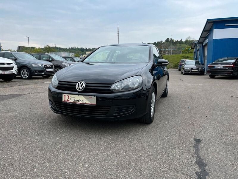 Schwarz Gebraucht 2012 VW Golf VI Trendline Kleinwagen | 7.400 € (Fairer Preis) - Bild 1/4