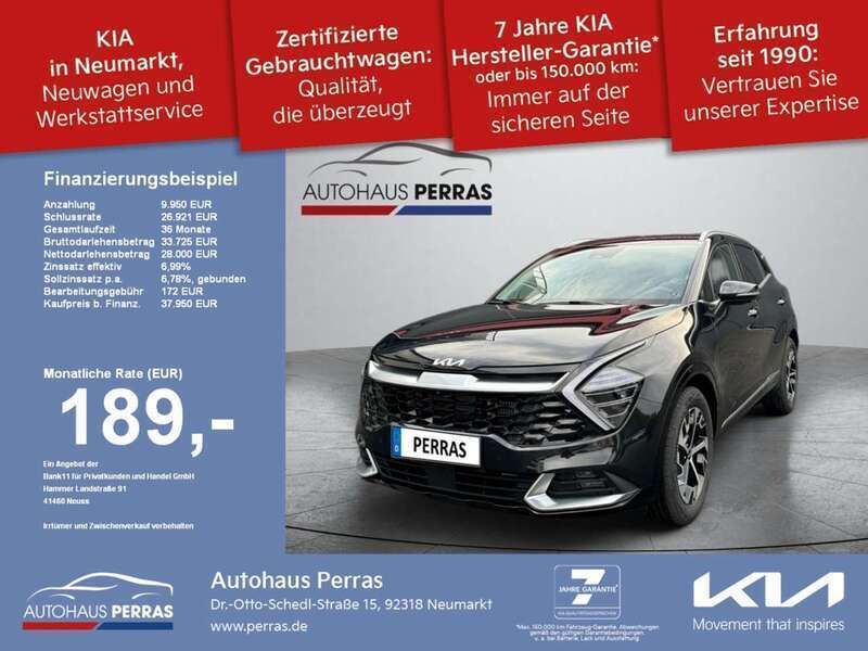 Zilinaschwarz Neu 2024 Kia Sportage 4 SUV | 37.950 € (Teuer) - Bild 1/4