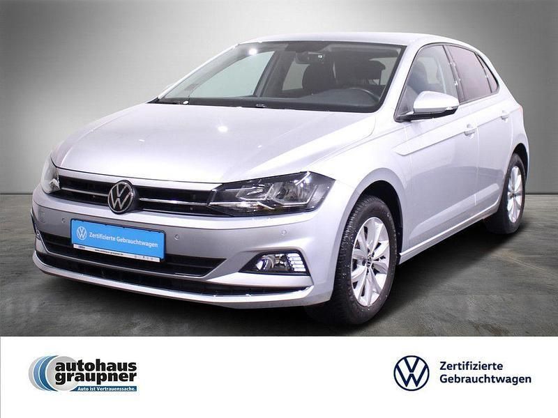 Silber / reflexsilber Gebraucht 2021 VW Polo Highline Kleinwagen | 16.344 € (Fairer Preis) - Bild 1/4