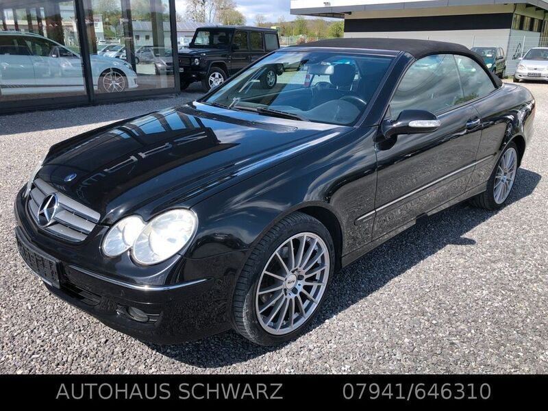 Schwarz Gebraucht 2007 Mercedes CLK200 Elegance Cabrio | 7.950 € (Fairer Preis) - Bild 1/4
