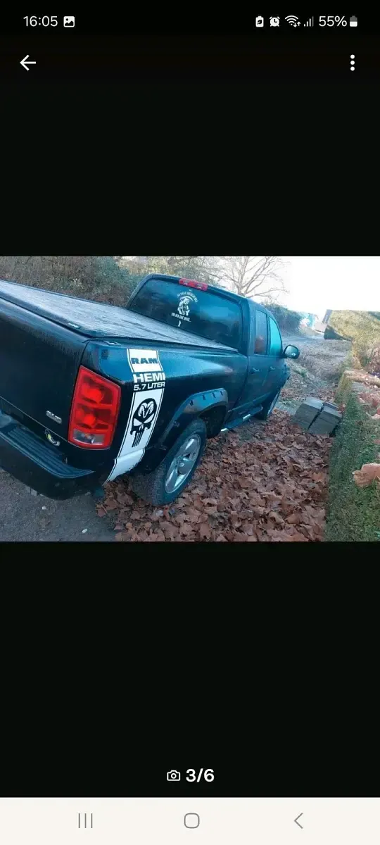 Occasion Dodge Ram 345 ch (253 kW) 2004 Noir Pick-up