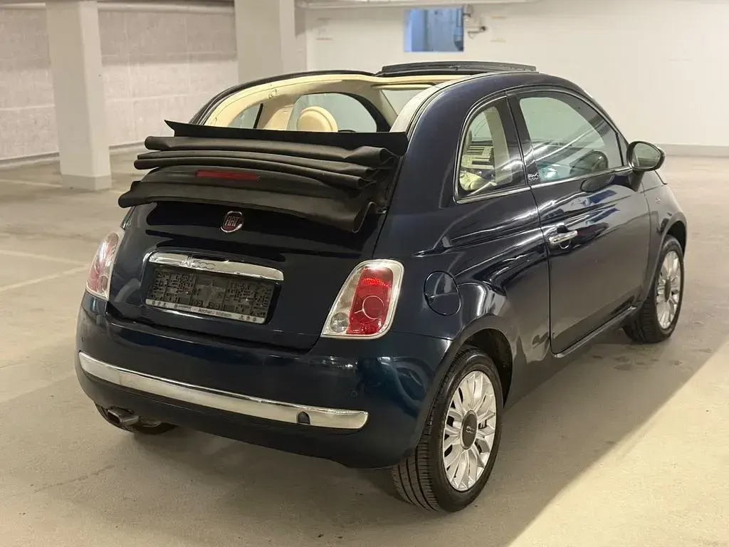 Gebraucht Fiat 500 Lounge 69 PS (50 kW) 2015 Blau Coupé