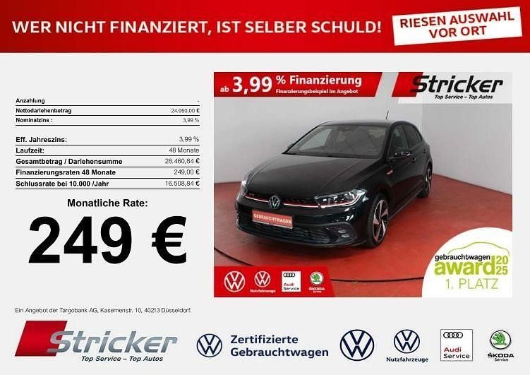 Schwarz Gebraucht 2024 VW Polo GTI Kleinwagen | 24.949 € (Guter Preis) - Bild 1/4
