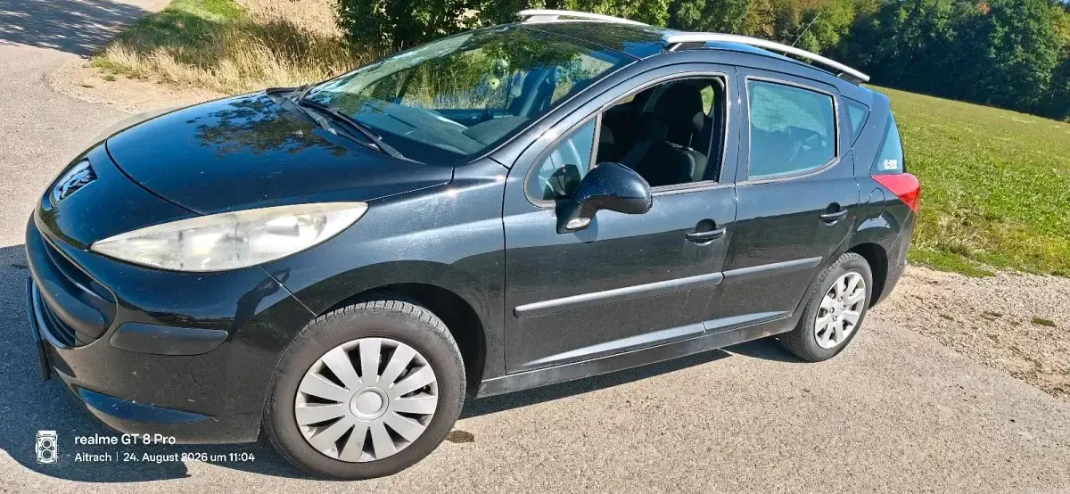 Gebraucht Peugeot 207 74 PS (54 kW) 2007 Schwarz Kombi