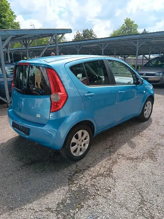 Gebraucht Opel Agila Edition 86 PS (63 kW) 2008 Blau Kleinwagen