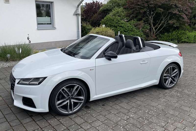 Weiß Gebraucht 2016 Audi TT S-Line Cabrio | 24.500 € (Teuer) - Bild 1/4