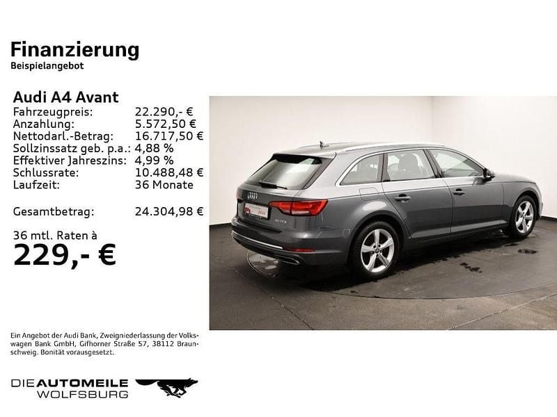 Gebraucht Audi A4 Sport 190 PS (139 kW) 2019 Monsungrau metallic Kombi