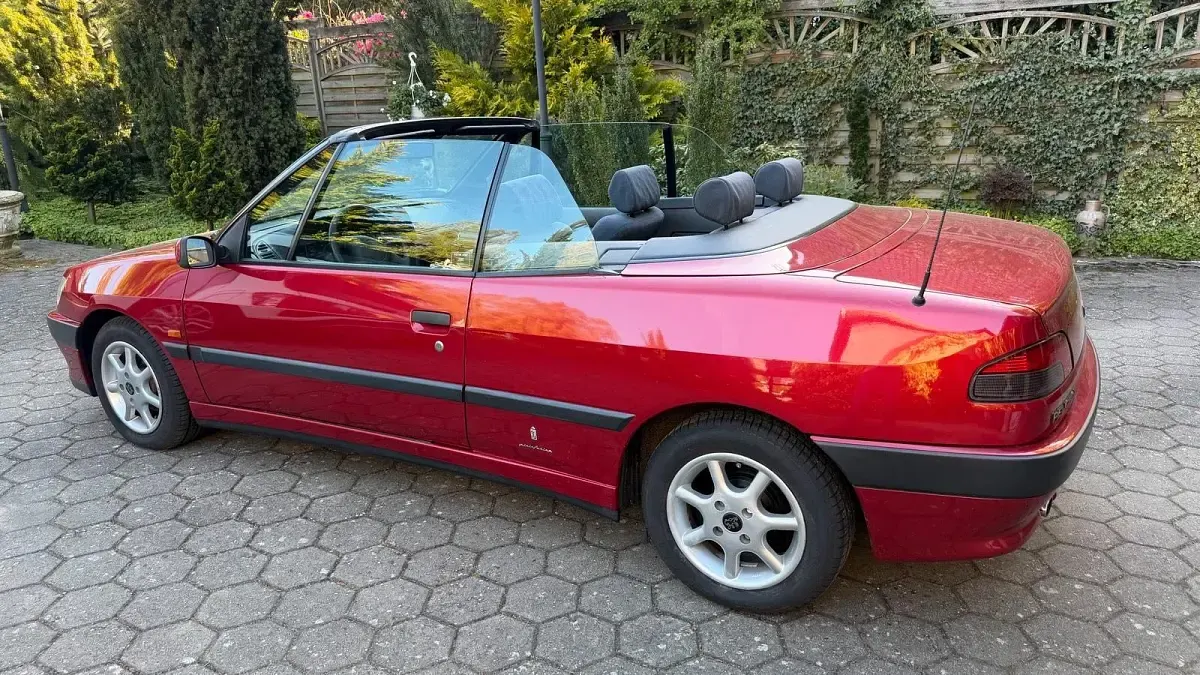 Gebraucht Peugeot 306 Cabriolet Platinum 100 PS (73 kW) 1995 Rot Cabrio