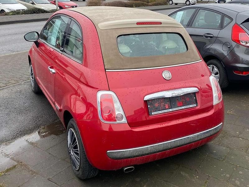 Gebraucht Fiat 500 Lounge 101 PS (74 kW) 2010 Aubergine met. Cabrio