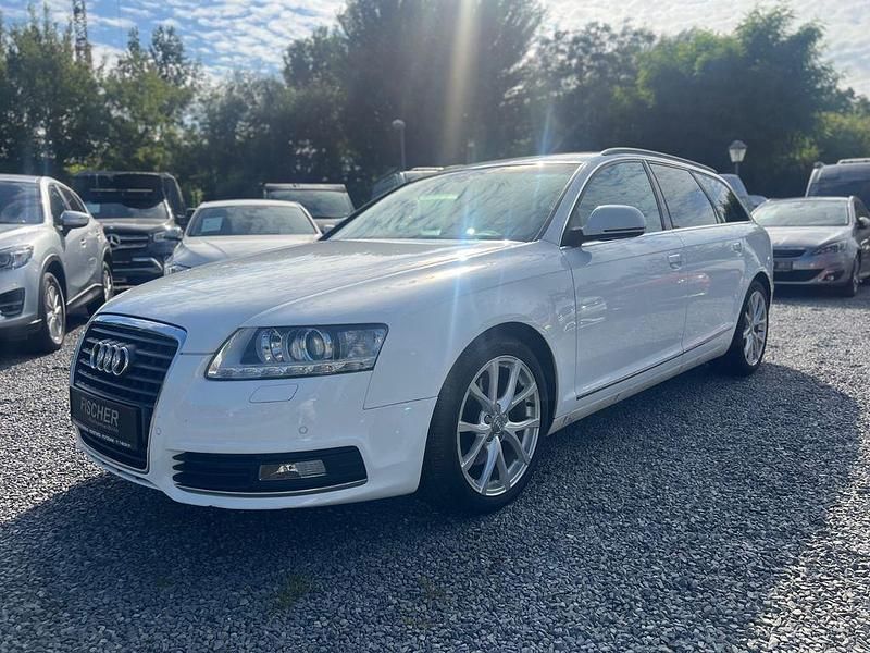 Weiß Gebraucht 2010 Audi A6 Advanced Kombi | 6.990 € - Bild 1/4
