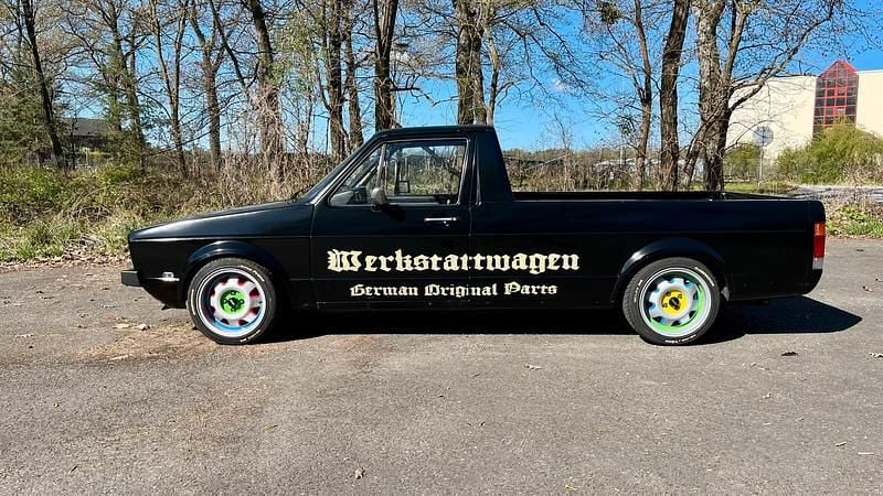 Brugt VW Caddy GTD 80 HK (58 kW) 1989 Sort MPV