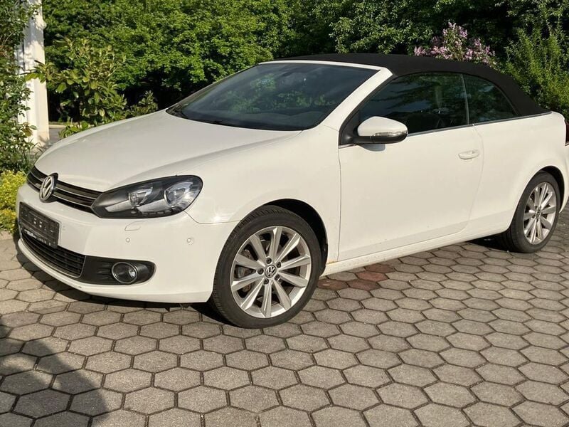 Weiß Gebraucht 2012 VW Golf Cabriolet Cabrio | 7.000 € (Superpreis) - Bild 1/4
