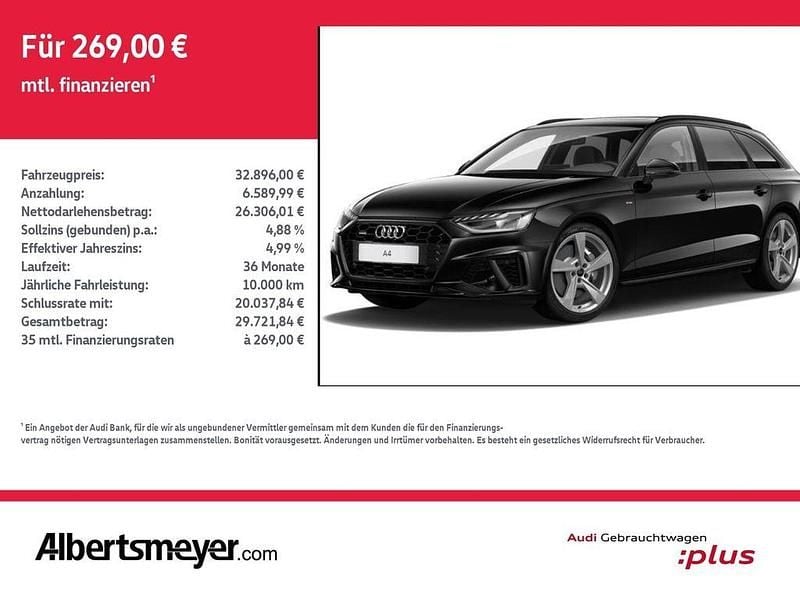 Gebraucht Audi A4 S-Line 286 PS (210 kW) 2022 Mythosschwarz metallic Kombi
