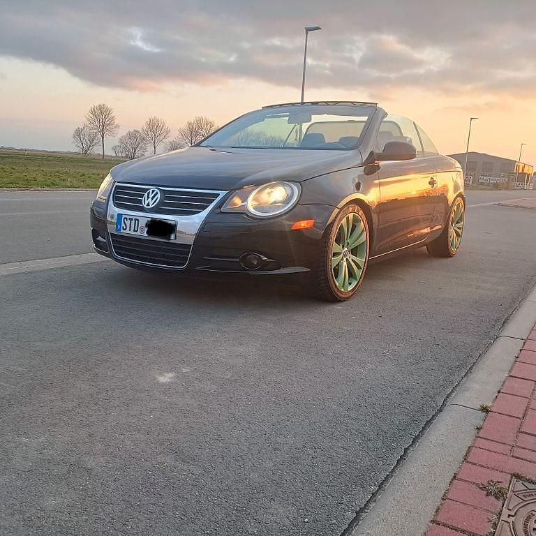 Schwarz Gebraucht 2007 VW Eos Cabrio | 2.400 € (Superpreis) - Bild 1/4
