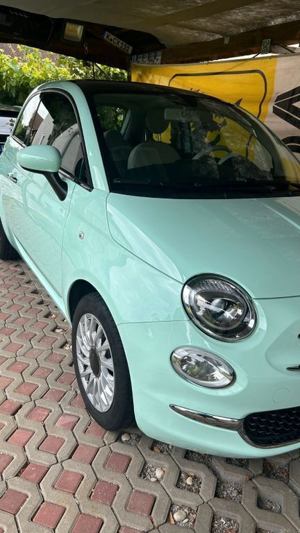 Grün Gebraucht 2018 Fiat 500 Lounge Limousine | 9.500 € (Fairer Preis) - Bild 1/4