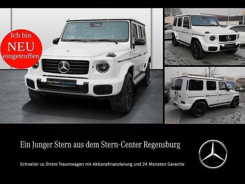 Manufaktur opalithweiß bright Gebraucht 2024 Mercedes G580 Night SUV | 141.899 € (Superpreis) - Bild 1/4