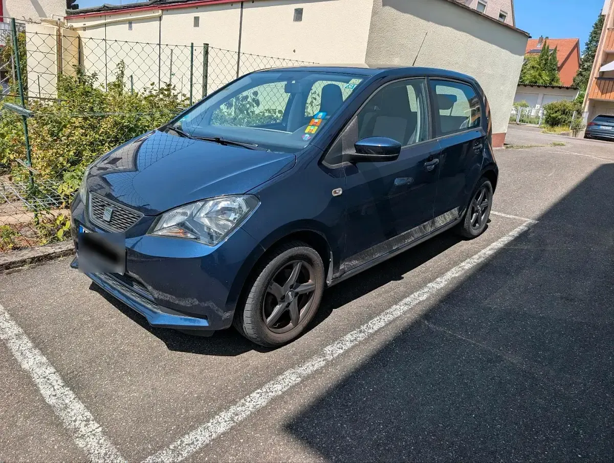Gebraucht Seat Mii Style 75 PS (55 kW) 2013 Blau Kleinwagen