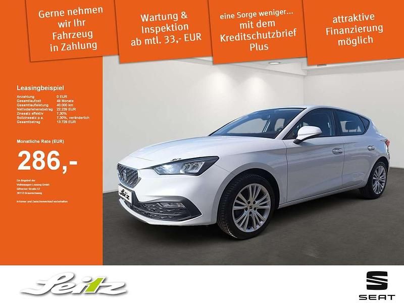 Weiss Gebraucht 2024 Seat Leon Style Limousine | 21.739 € (Guter Preis) - Bild 1/3