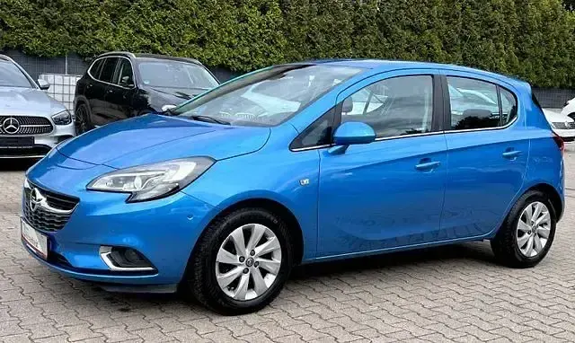 Gebraucht Opel Corsa Innovation 90 PS (66 kW) 2016 Arktis blau m2 Kleinwagen