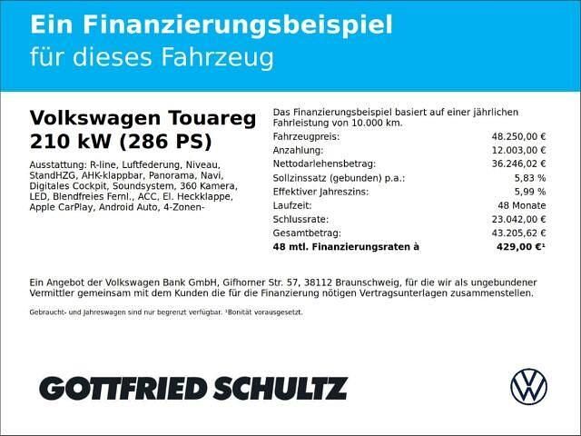 Gebraucht VW Touareg R-line 286 PS (210 kW) 2022 Siliziumgrau metallic SUV