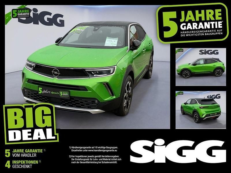 Matcha green Gebraucht 2021 Opel Mokka-e Ultimate SUV | 18.990 € (Fairer Preis) - Bild 1/4