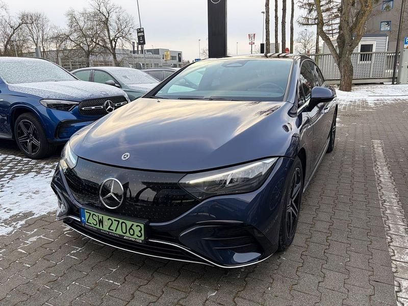 Gebraucht Mercedes EQE500 AMG 300 kW (408 PS) 2024 Blau Limousine