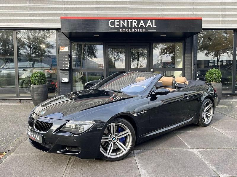 Schwarz Gebraucht 2007 BMW M6 Cabriolet Sport Line Cabrio | 44.950 € (Teuer) - Bild 1/4