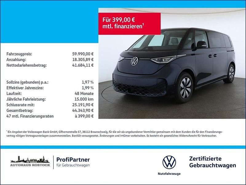 Blau Gebraucht 2025 VW ID. Buzz Pro Van / Kleinbus | 59.990 € - Bild 1/4