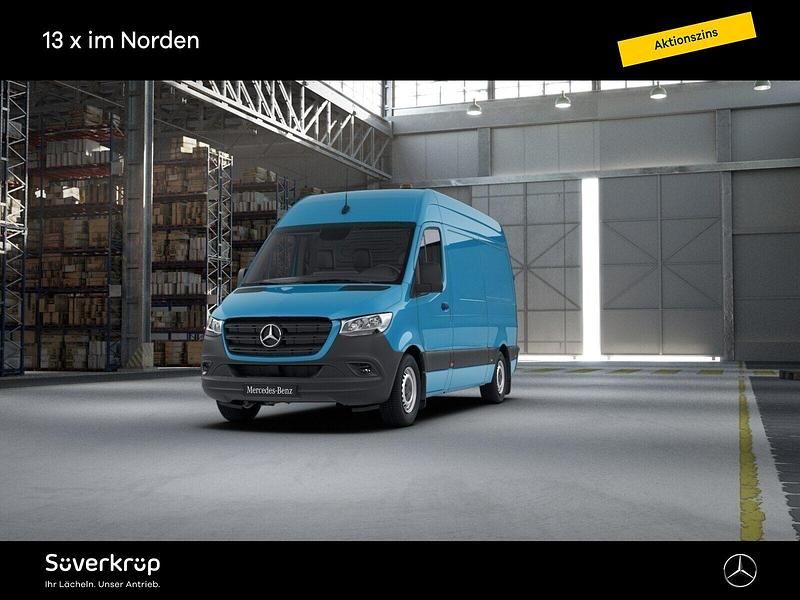Blau Gebraucht 2020 Mercedes Sprinter Van | 41.519 € (Guter Preis) - Bild 1/4
