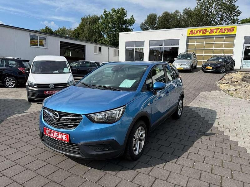 Arktisblau/true blue Gebraucht 2018 Opel Crossland X SUV | 13.490 € (Fairer Preis) - Bild 1/4