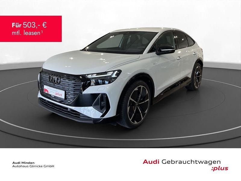 Gletscherweiß metallic Gebraucht 2025 Audi Q4 Sportback e-tron Ambiente SUV | 51.780 € (Teuer) - Bild 1/3