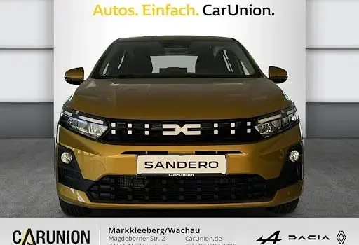 Neu Dacia Sandero Journey 101 PS (74 kW) 2026 Gelb Limousine