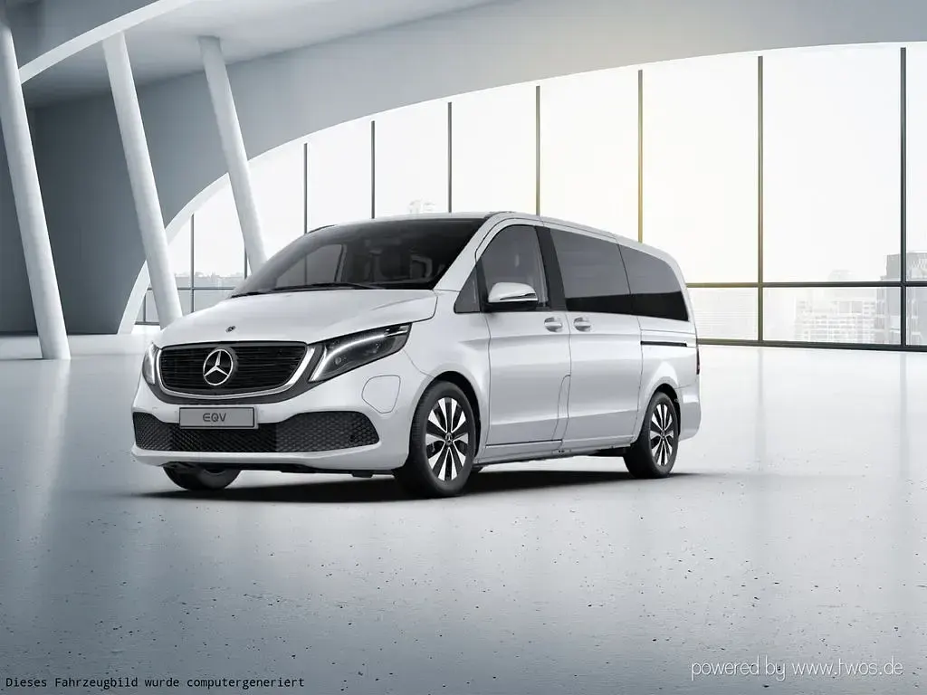 Gebraucht Mercedes EQV300 150 kW (204 PS) 2021 Bergkristallweiß metallic Van / Kleinbus