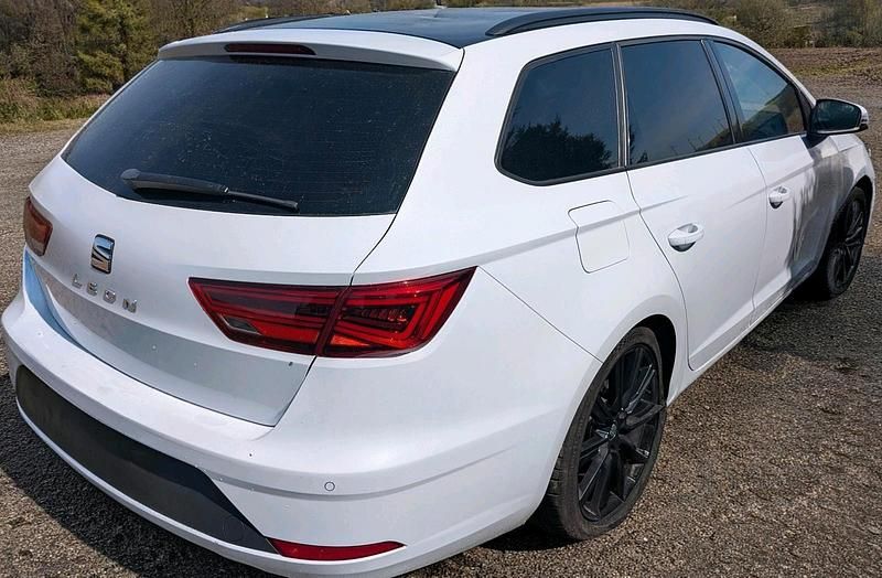 Brugt Seat Leon FR 150 HK (110 kW) 2018 Hvid Stationcar