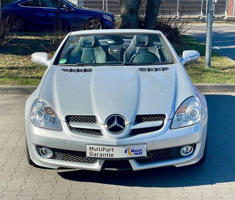 Silber Gebraucht 2009 Mercedes SLK300 Edition Cabrio | 11.999 € (Fairer Preis) - Bild 1/4